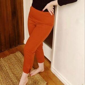 Rust Cigarette Pants